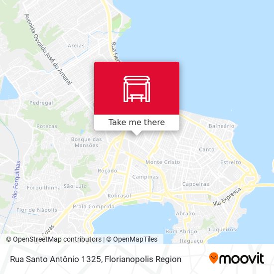 Rua Santo Antônio 1325 map