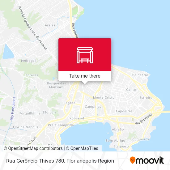 Rua Gerôncio Thives 780 map