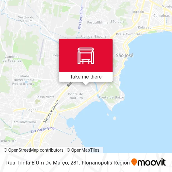 Rua Trinta E Um De Março, 281 map