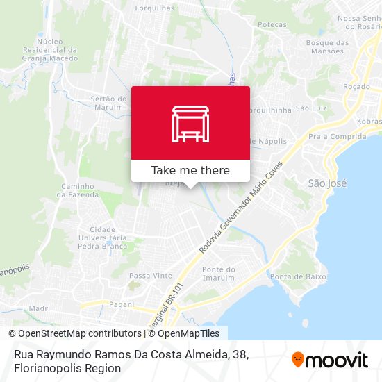 Mapa Rua Raymundo Ramos Da Costa Almeida, 38