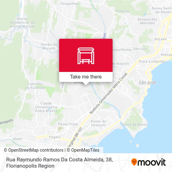Rua Raymundo Ramos Da Costa Almeida, 38 map