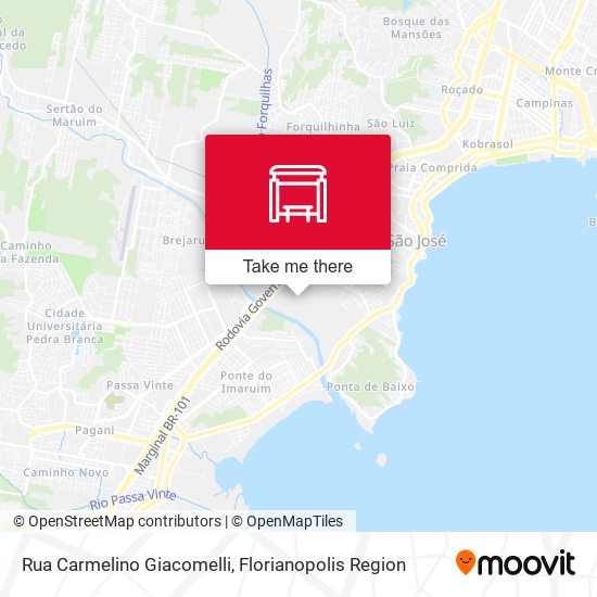 Rua Carmelino Giacomelli map