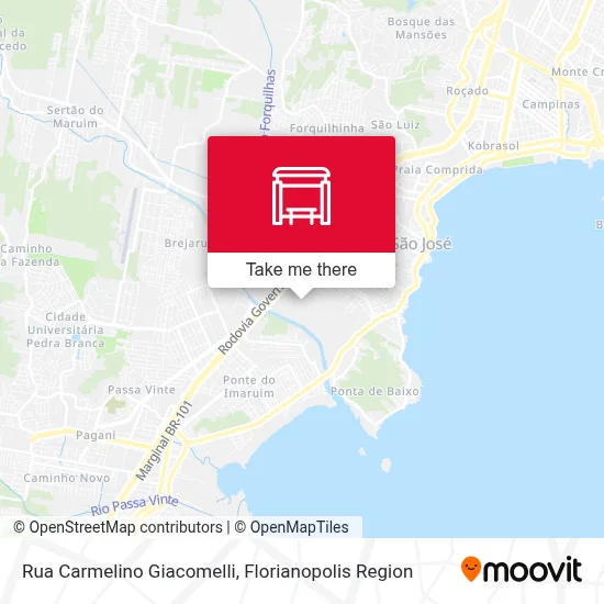 Rua Carmelino Giacomelli map