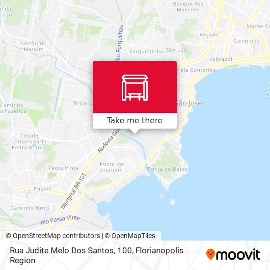 Rua Judite Melo Dos Santos, 100 map