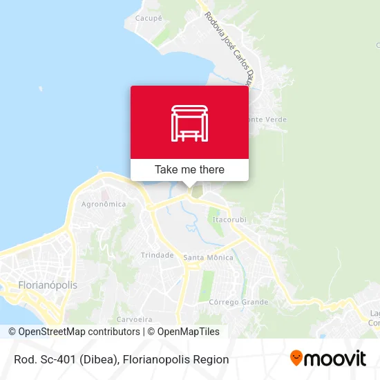 Rod. Sc-401 (Dibea) map