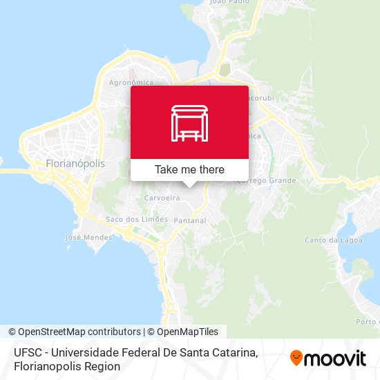 Mapa UFSC - Universidade Federal De Santa Catarina