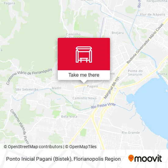Ponto Inicial Pagani (Bistek) map