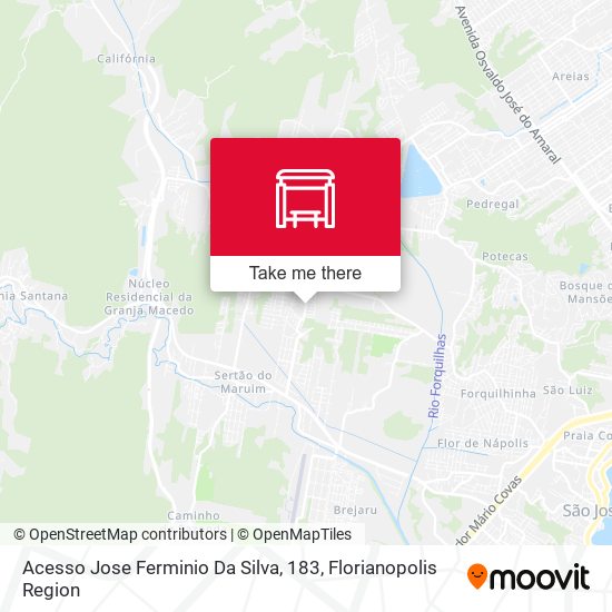 Acesso Jose Ferminio Da Silva, 183 map