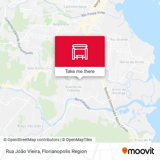 Rua João Vieira map