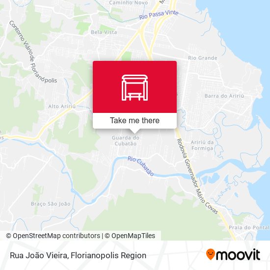 Rua João Vieira map