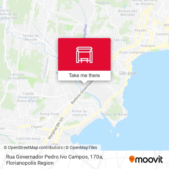 Rua Governador Pedro Ivo Campos, 170a map