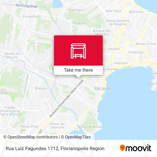 Rua Luiz Fagundes 1712 map