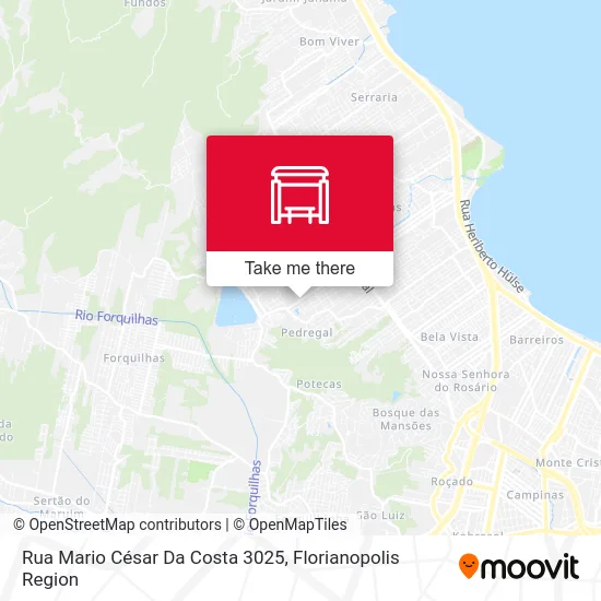 Rua Mario César Da Costa 3025 map