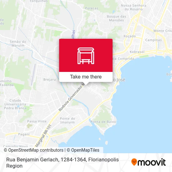 Rua Benjamin Gerlach, 1284-1364 map