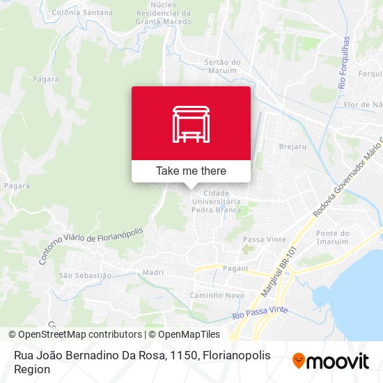 Rua João Bernadino Da Rosa, 1150 map