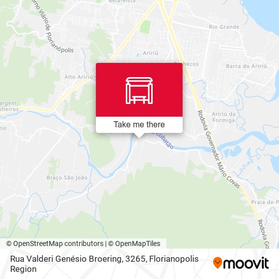Rua Valderi Genésio Broering, 3265 map