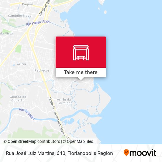 Rua José Luiz Martins, 640 map