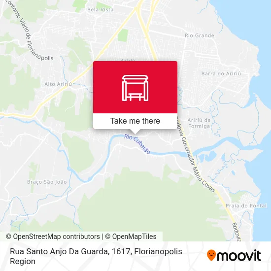 Rua Santo Anjo Da Guarda, 1617 map