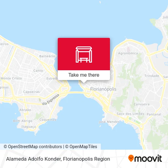 Alameda Adolfo Konder map
