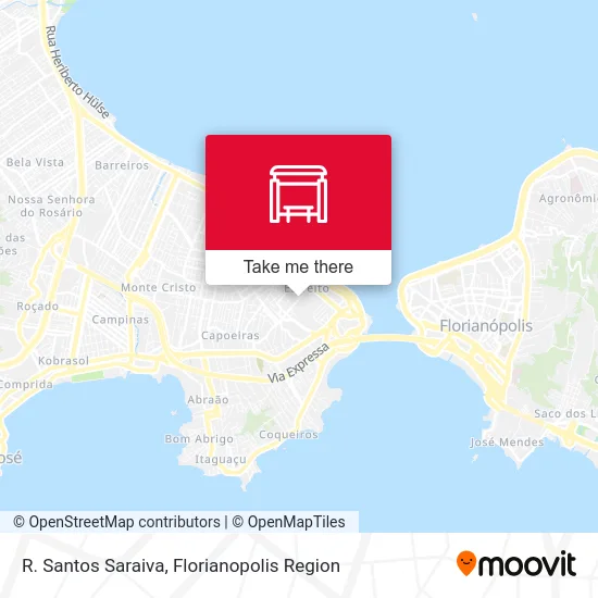 R. Santos Saraiva map