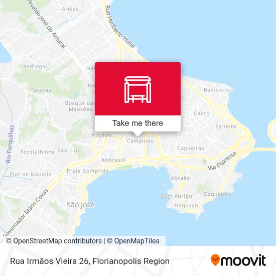 Rua Irmãos Vieira 26 map