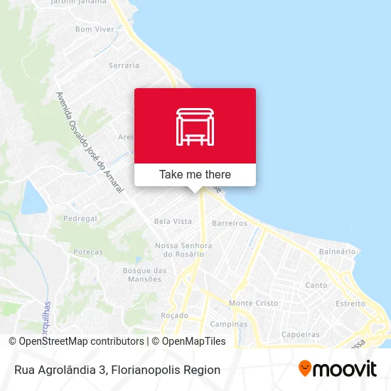 Rua Agrolândia 3 map