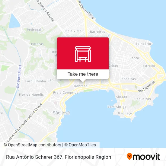 Rua Antônio Scherer 367 map