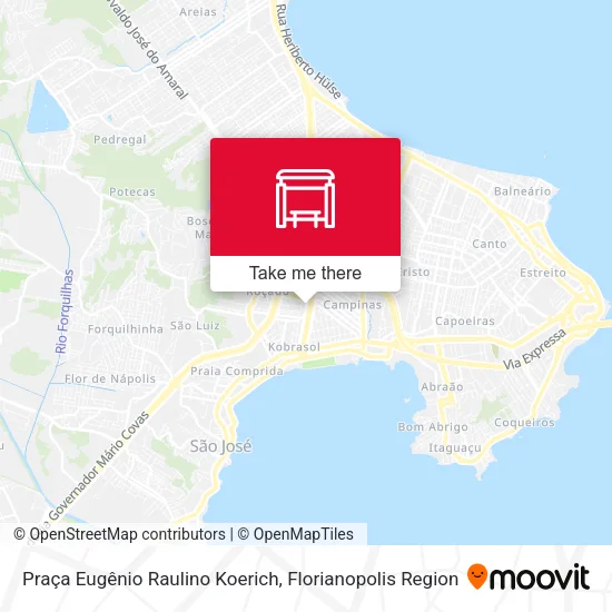 Praça Eugênio Raulino Koerich map