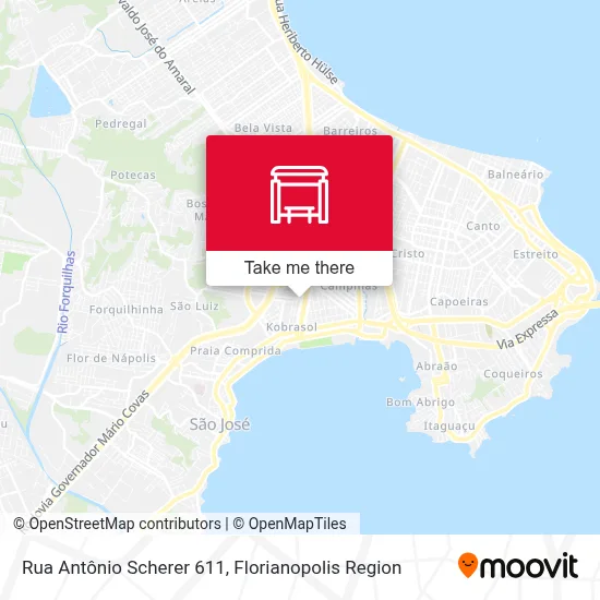 Rua Antônio Scherer 611 map