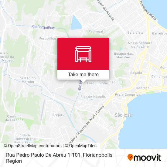 Rua Pedro Paulo De Abreu  1-101 map
