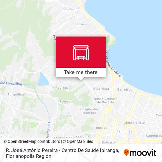 R. José Antônio Pereira - Centro De Saúde Ipiranga map