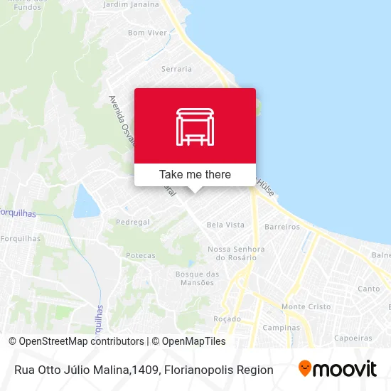 Rua Otto Júlio Malina,1409 map
