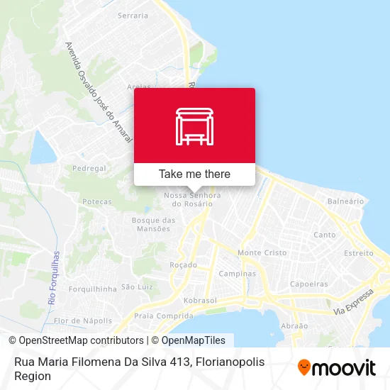 Rua Maria Filomena Da Silva 413 map
