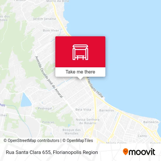 Rua Santa Clara 655 map