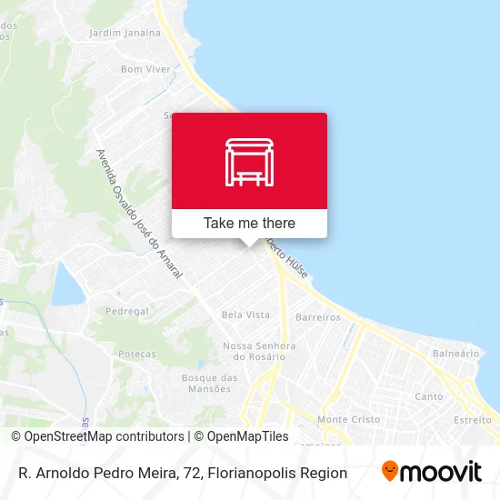 R. Arnoldo Pedro Meira, 72 map