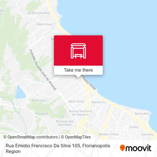 Rua Emídio Francisco Da Silva 105 map