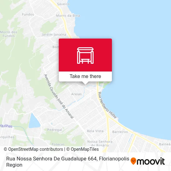 Rua Nossa Senhora De Guadalupe 664 map