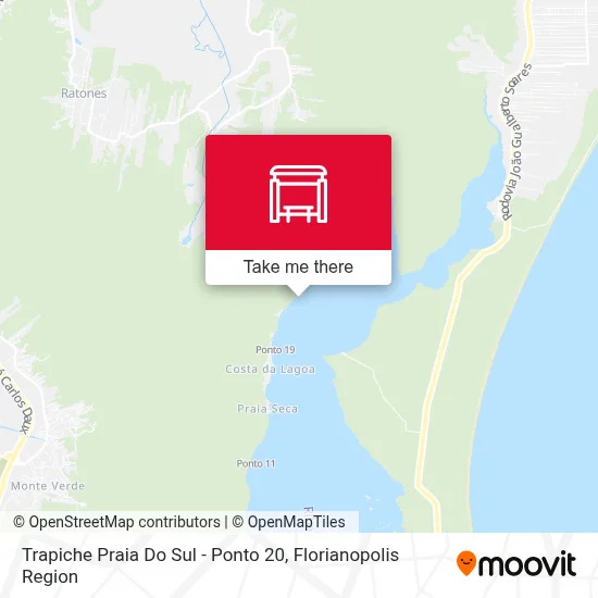 Trapiche Praia Do Sul - Ponto 20 map