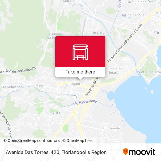 Avenida Das Torres, 420 map