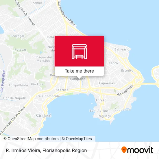 R. Irmãos Vieira map