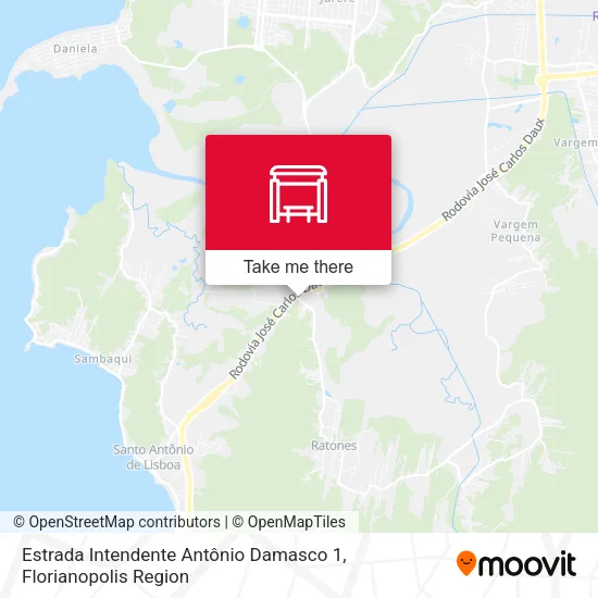 Estrada Intendente Antônio Damasco 1 map