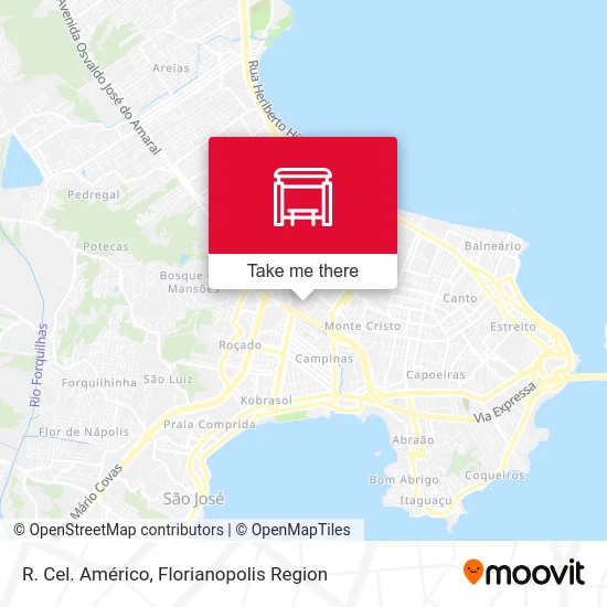 R. Cel. Américo map