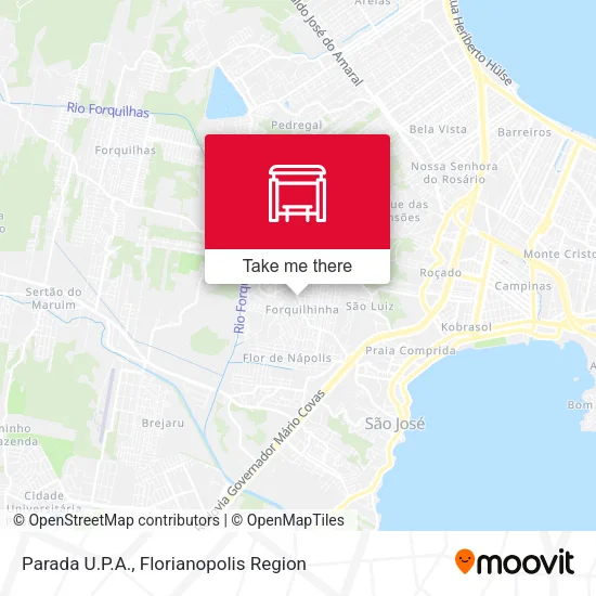 Parada U.P.A. map
