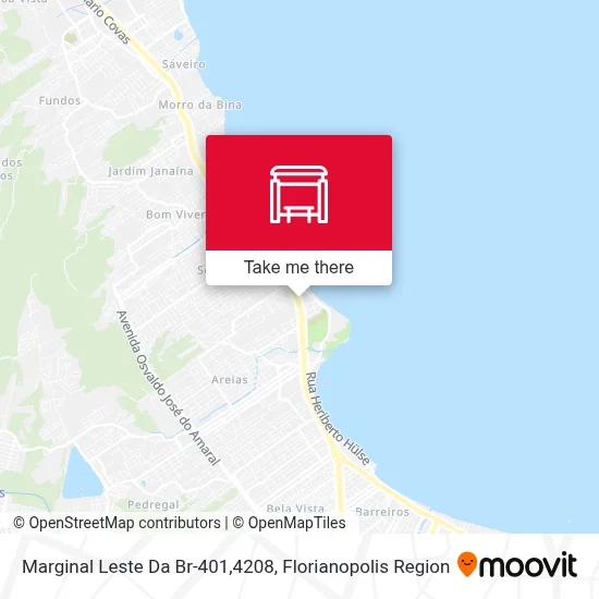 Marginal Leste Da Br-401,4208 map