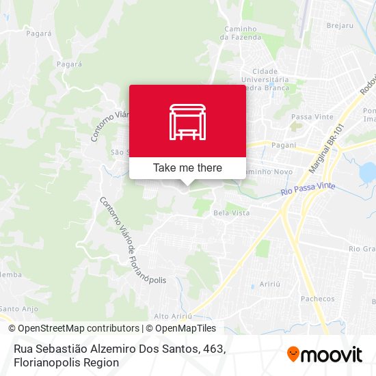 Rua Sebastião Alzemiro Dos Santos, 463 map