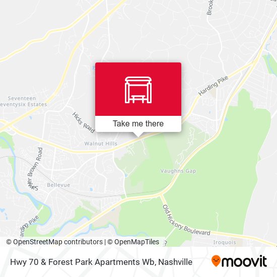 Mapa de Hwy 70 & Forest Park Apartments Wb