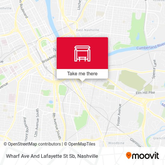 Mapa de Wharf Ave And Lafayette St Sb