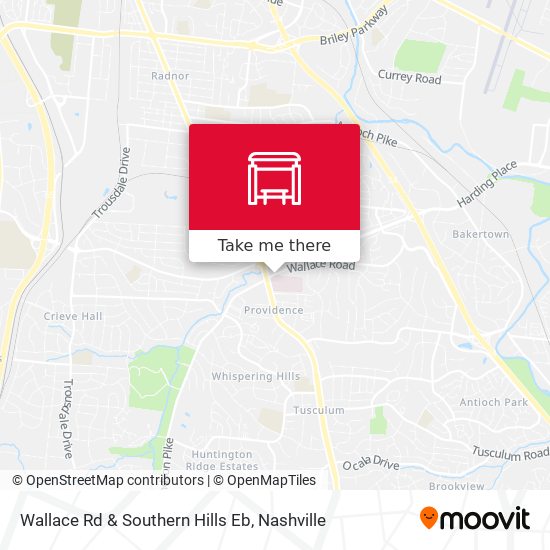 Wallace Rd & Southern Hills Eb map