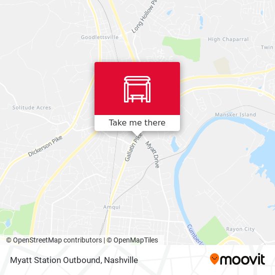 Myatt Station Outbound map
