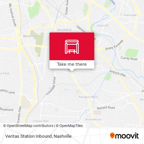 Veritas Station Inbound map